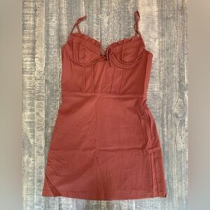 Altar’d State Rust color dress size medium